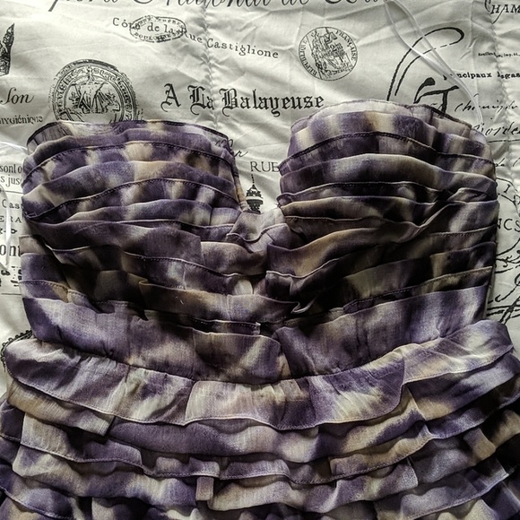 Purple Ruffle Dress - Picture 4 of 4